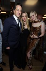 DAKOTA and ELLE FANNING Arrives at Walt Disney Company Golden Globes Afterparty in Beverly Hills 01/05/2025