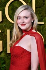 DAKOTA FANNING at 82nd Annual Golden Globes Awards in Beverly Hills 01/05/2025