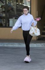 DANIELLE BREGOLI Leaves a Facial Treatment Center in Los Angeles 01/24/2025