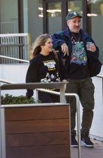 DANIELLE FISHEL Out for Lunch Date in Studio City 01/07/2025