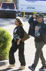 DANIELLE FISHEL Out for Lunch Date in Studio City 01/07/2025