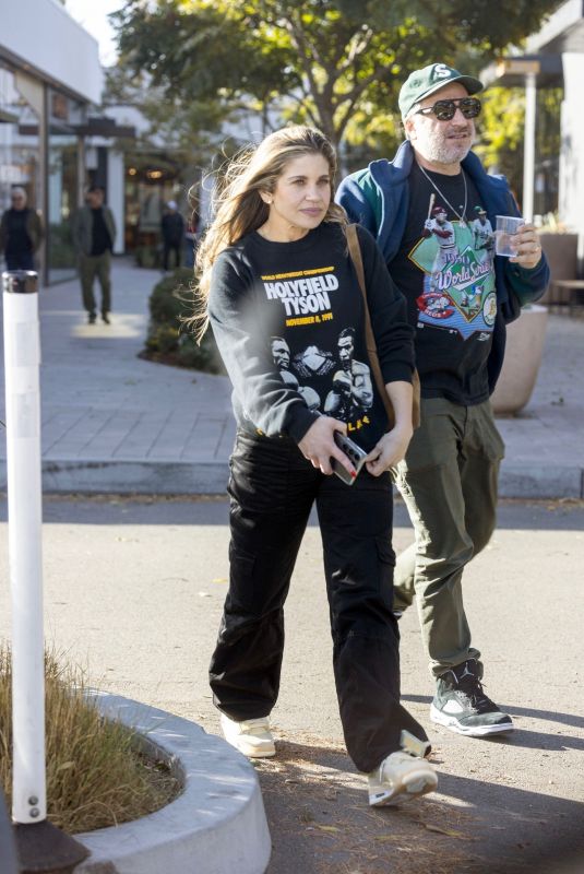 DANIELLE FISHEL Out for Lunch Date in Studio City 01/07/2025