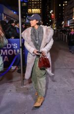 DASCHA POLANCO Arrives at Knicks Game at Madison Square Garden 01/09/2025