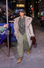DASCHA POLANCO Arrives at Knicks Game at Madison Square Garden 01/09/2025