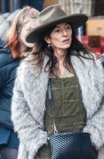 DAVINA MCCALL Enjoying a Pampering Session at a Salon in Kent 01/10/2025