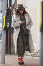 DAVINA MCCALL Enjoying a Pampering Session at a Salon in Kent 01/10/2025