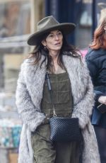 DAVINA MCCALL Enjoying a Pampering Session at a Salon in Kent 01/10/2025