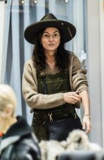 DAVINA MCCALL Enjoying a Pampering Session at a Salon in Kent 01/10/2025
