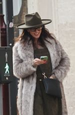 DAVINA MCCALL Enjoying a Pampering Session at a Salon in Kent 01/10/2025