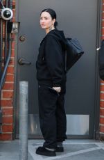 DEMI LOVATO Heading to a Studio in an Los ANgeles 01/28/2025