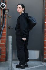 DEMI LOVATO Heading to a Studio in an Los ANgeles 01/28/2025