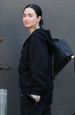 DEMI LOVATO Heading to a Studio in an Los ANgeles 01/28/2025