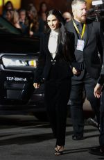 DEMI MOORE Arrives at 36th Annual Palm Springs International Film Festival Film Awards at Palm Springs Convention Center 01/03/2025