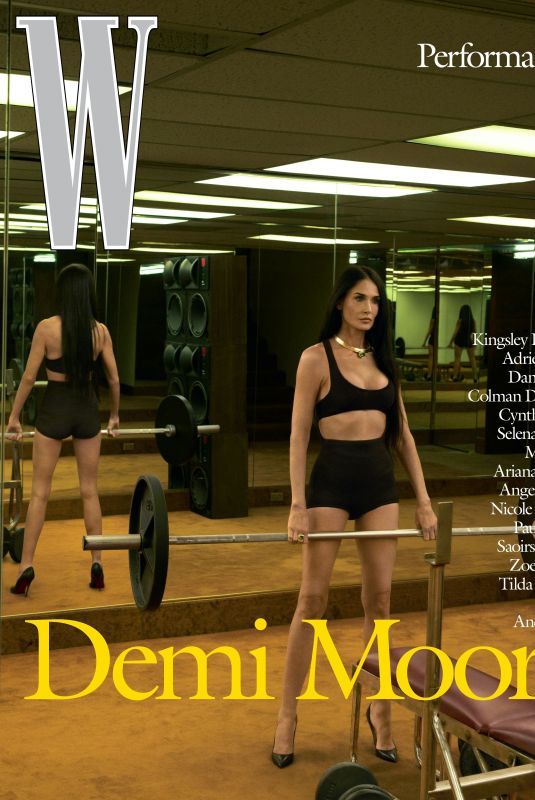 DEMI MOORE for W Magazine Best Performances, January 2025
