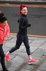 DIANNE BUSWELL Out for Morning Jog Ahead of Strictly Come Dancing Live Event in Birmingham 01/16/2025
