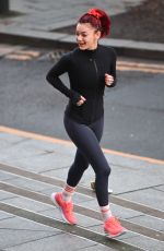 DIANNE BUSWELL Out for Morning Jog Ahead of Strictly Come Dancing Live Event in Birmingham 01/16/2025