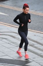DIANNE BUSWELL Out for Morning Jog Ahead of Strictly Come Dancing Live Event in Birmingham 01/16/2025