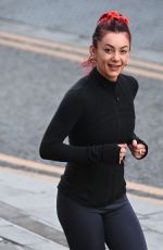 DIANNE BUSWELL Out for Morning Jog Ahead of Strictly Come Dancing Live Event in Birmingham 01/16/2025