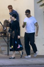 DITA VON TEESE and Adam Rajcevich Out for Coffee in Classic Mercury Cougar in Los Feliz 01/06/2025