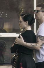 DITA VON TEESE and Adam Rajcevich Out for Coffee in Classic Mercury Cougar in Los Feliz 01/06/2025