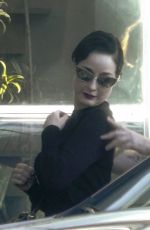 DITA VON TEESE and Adam Rajcevich Out for Coffee in Classic Mercury Cougar in Los Feliz 01/06/2025
