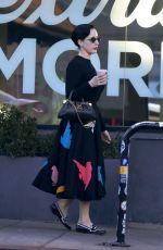DITA VON TEESE and Adam Rajcevich Out for Coffee in Classic Mercury Cougar in Los Feliz 01/06/2025