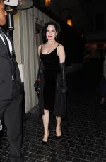 DITA VON TEESE Leaves Pre-Golden Globes Party at Chateau Marmont Hotel in Los Angeles 01/04/2025