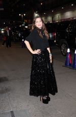 DREW BARRYMORE Arrives for Late Show with Stephen Colbert in New York City 01/28/2025