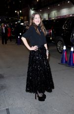 DREW BARRYMORE Arrives for Late Show with Stephen Colbert in New York City 01/28/2025