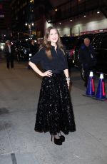 DREW BARRYMORE Arrives for Late Show with Stephen Colbert in New York City 01/28/2025