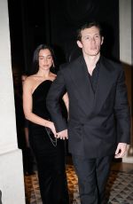 DUA LIPA and Callum Turner Celebrates Their Engagement at Costes in Paris 01/28/2025