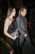 DUA LIPA and Callum Turner Celebrates Their Engagement at Costes in Paris 01/28/2025