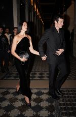 DUA LIPA and Callum Turner Celebrates Their Engagement at Costes in Paris 01/28/2025