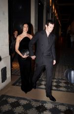 DUA LIPA and Callum Turner Celebrates Their Engagement at Costes in Paris 01/28/2025