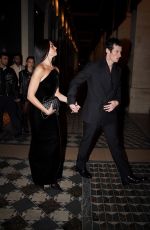 DUA LIPA and Callum Turner Celebrates Their Engagement at Costes in Paris 01/28/2025