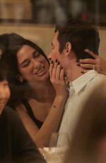 DUA LIPA and Callum Turner Enjoying a Romantic Evening Out in Paris 01/27/2025
