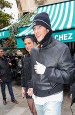 DUA LIPA and Callum Turner Out for Lunch in Paris 01/28/2025