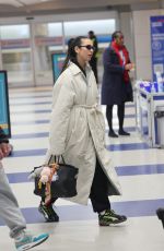 DUA LIPA Arrives at JFK Airport in New York 01/23/2025