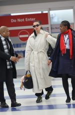 DUA LIPA Arrives at JFK Airport in New York 01/23/2025