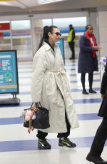 DUA LIPA Arrives at JFK Airport in New York 01/23/2025