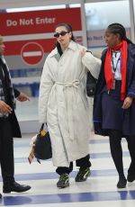 DUA LIPA Arrives at JFK Airport in New York 01/23/2025