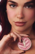 DUA LIPA for YSL Beauty Make Me Blush Campaign, January 2025