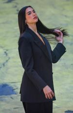 DUA LIPA Shooting a Commercial for YSL Perfume in Santiago de Chile 01/18/2025