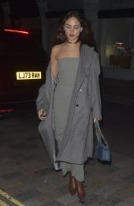 EIZA GONZALEZ Arrives to Celebrates Her 35th Birthday at Chiltern Firehouse in London 01/30/2025