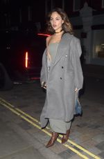 EIZA GONZALEZ Arrives to Celebrates Her 35th Birthday at Chiltern Firehouse in London 01/30/2025