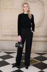 ELIZABETH DEBICKI at Christian Dior Haute Couture Show at Paris Fashion Week 01/27/2025