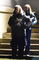 ELIZABETH MCGOVERN on the Set of Talamasca in Liverpool 01/15/2025