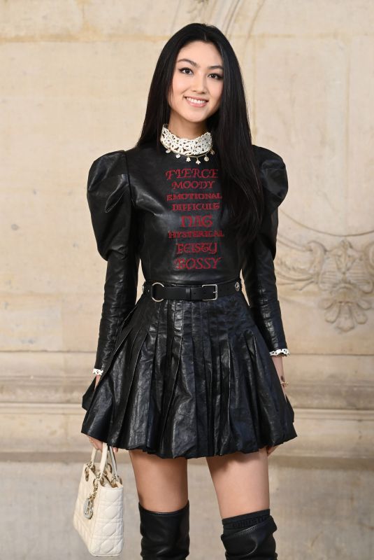 ELLA YAM at Christian Dior Haute Couture Show at Paris Fashion Week 01/27/2025