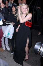 ELLE and DAKOTA FANNING Arrives at UTA Golden Globes Afterparty in Beverly Hills 01/05/2025