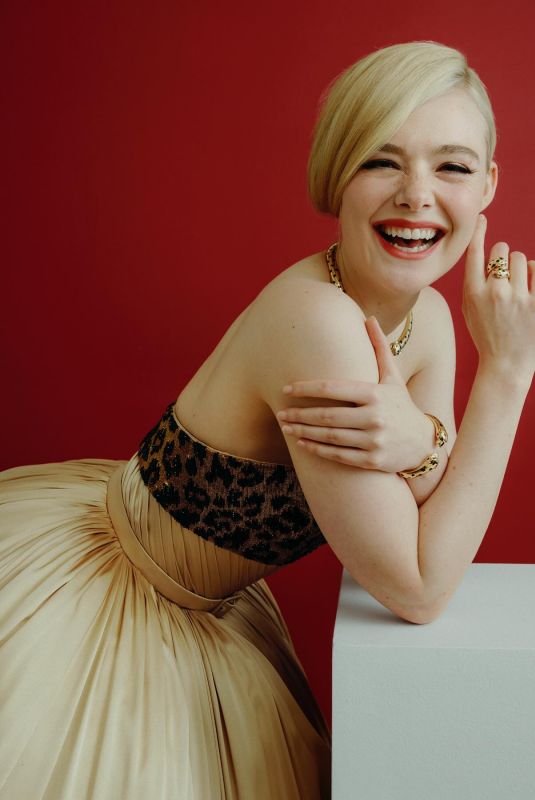ELLE FANNING - 82nd Golden Globe Awards Photoshoot, January 2025